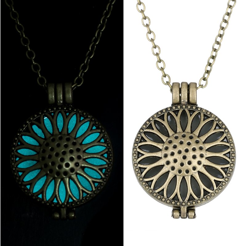 Fashion Glowing Heart Love Glow In The Dark Jewelry Locket Pendant Necklace T Ebay 