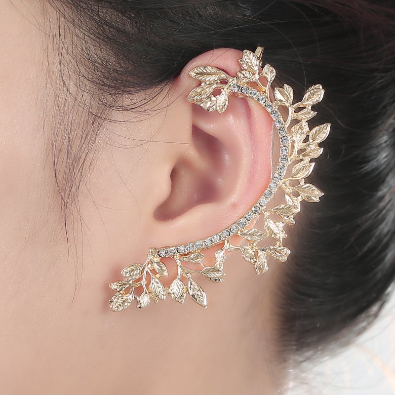 Rhinestone Jewelry Girls Earrings Wire Ear Stud Fashion Design Pierced ...