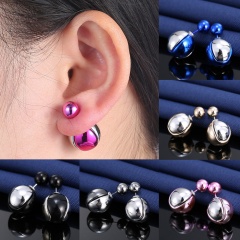 Fashion Simple Round Bead Stud Earring for Women Jewelry Gifts Style-5