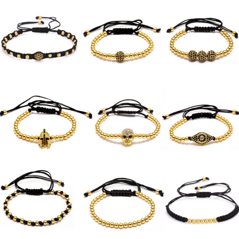 bracelet women black string gold Heart gold string infinity adjustable handmade good luck gift charm solid gold 14k string bracelet