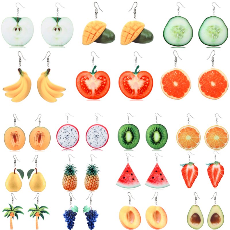 Fruit earrings