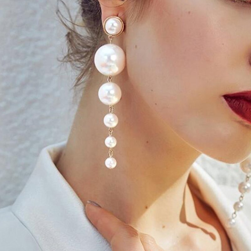 Long Earrings Wedding Flash Sales, UP TO 70% OFF | www.aramanatural.es