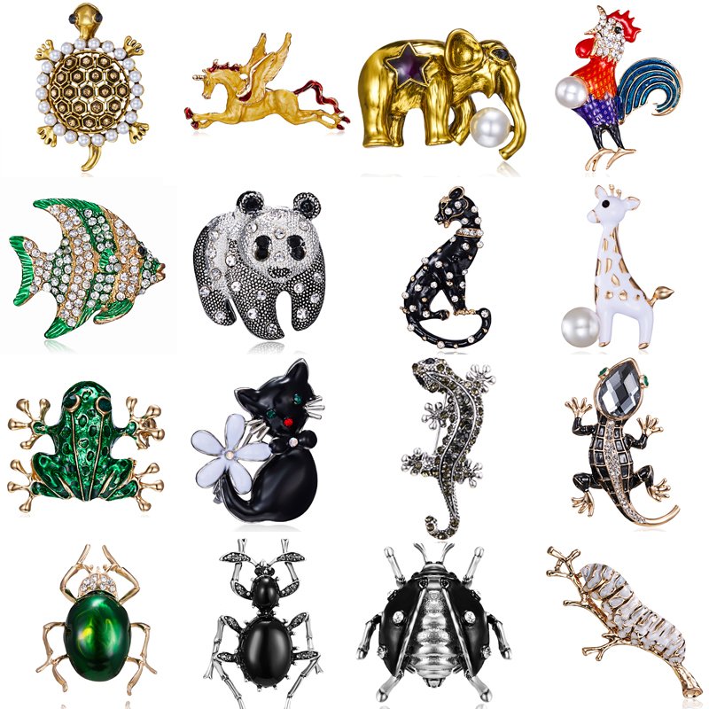 VEPYCLY Women Fashion Rhinstone Crystal Pins Jewelry Butterfly Brooches Breastpin Catch Scarf,Lapel or Collar