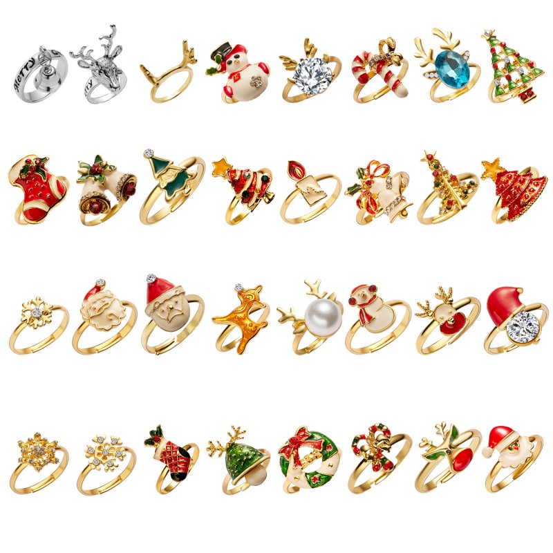 2/6 Piece Santa Hat Earring Post, Christmas Charms for Jewelry Making,  Earring Posts With Loop, Earring Studs Gold 294 