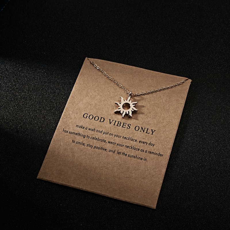 Fashion Retro Wing Sun Feather Round Choker Pendant Necklace Chain Women Jewelry