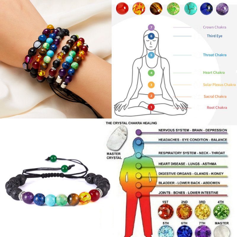 Size 7-7 12 beaded bracelets