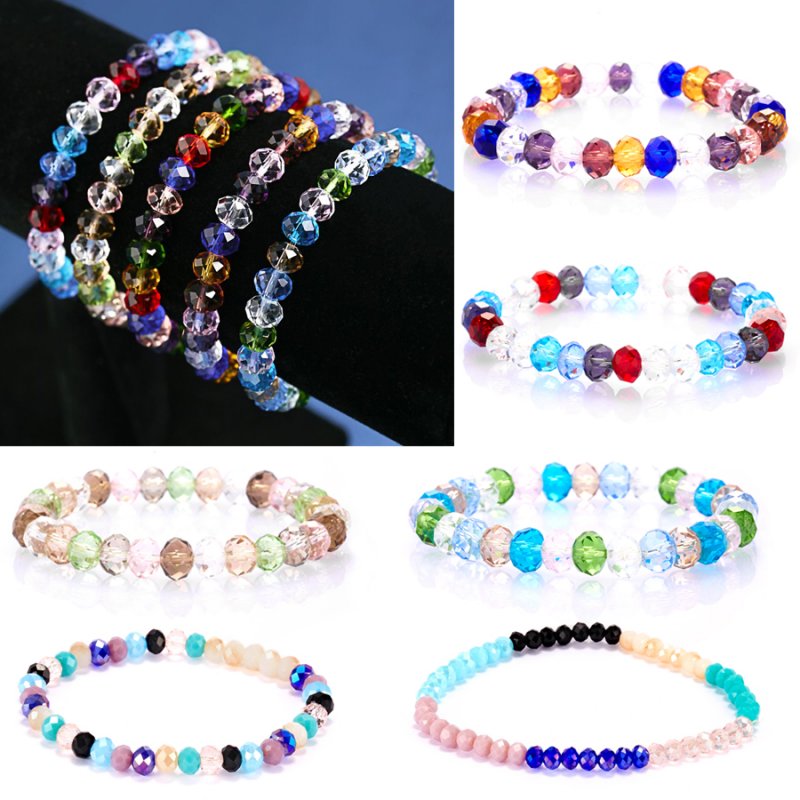 Fashion Jewelry Wholesale Multilayer Beaded Stretch Women Party Bracelet Bangle