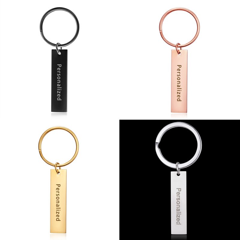 Name Initials key chain Bridesmaid Gift Custom Wedding Gift Handmade key chain personalized  Stainless steel key chain