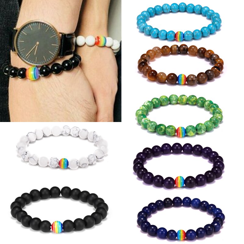 Naturel Turquoise Bracelet Ours Cuff Bracelet 4 mm pour les femmes Bijoux