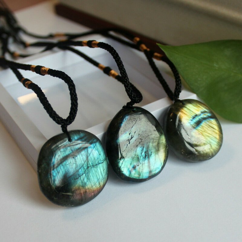 Labradorite gold necklace ~ Labradorite pendant ~ Dainty labradorite necklace ~ Simple drop necklace ~ Blue labradorite ~ Christmas gift ~