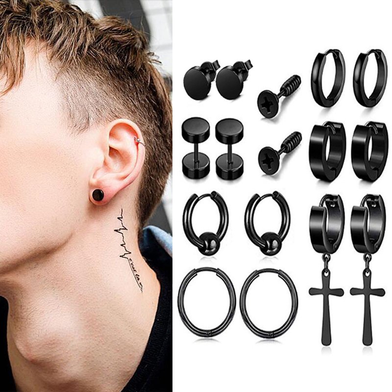 chigo 安全ピン パール ピアス Punk Pin Pierce 23K