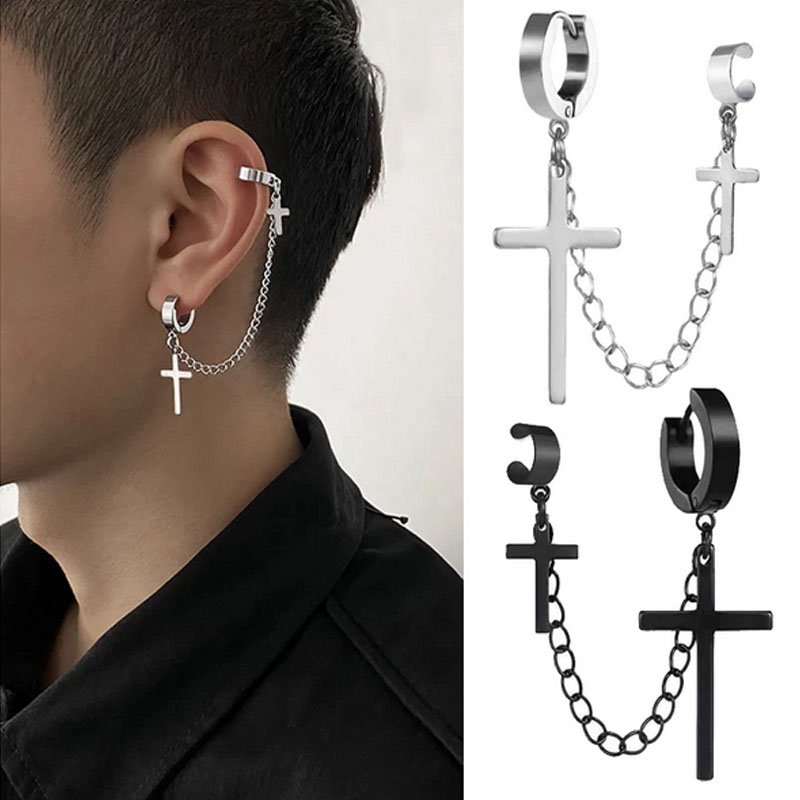 [STONE HENgE] 韓国☆925 Silver☆H0155 Earrings Han In 925 Sterling Silver Hoop Earrings 1 3/8