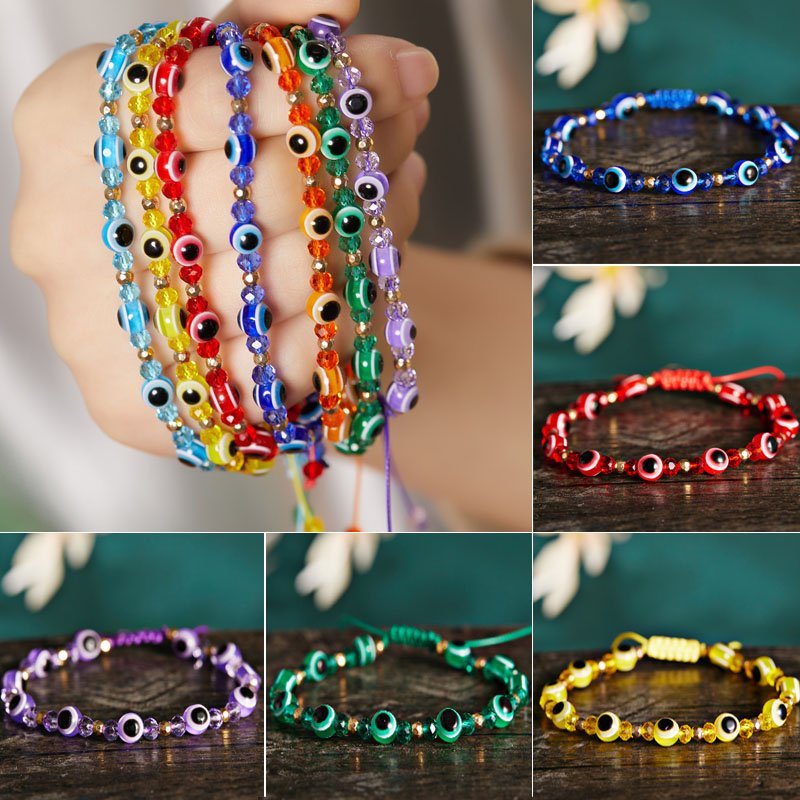 Crown Beaded Bracelet Men Women,8mm Energy Healing Gemstone Beads  Friendship Bracelet Charms 2Pcs