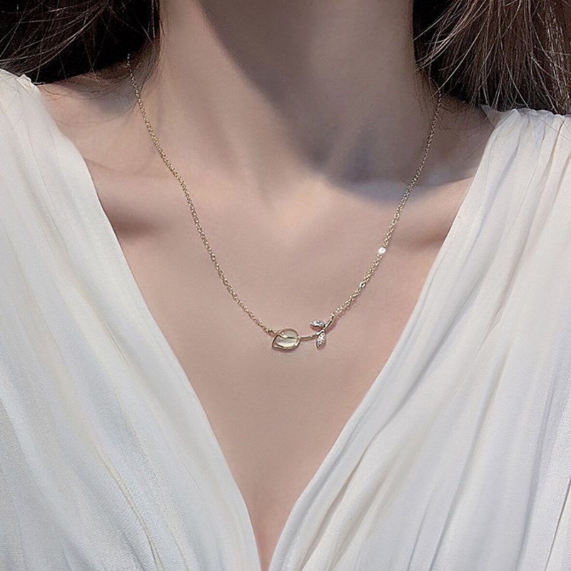 Silver Lily Necklace - Steampunk Lily Silver Lilly - Jewelry
