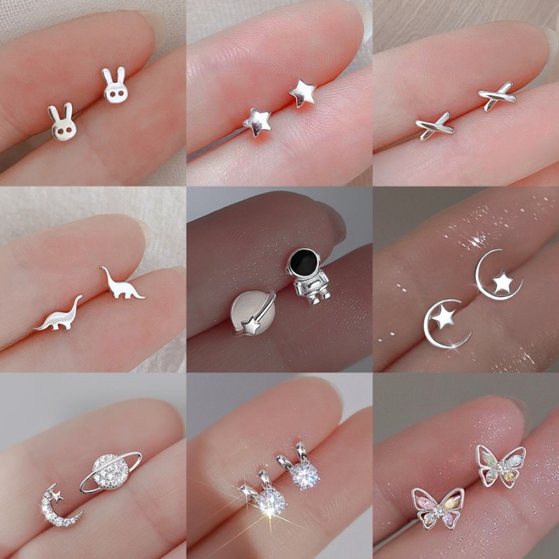 ☆TATIANA☆ Silver 925 Wink Bunny Earrings EC3135 MUSINSA | TATIANA (Silver 925) Wink Bunny Earrings EC3135