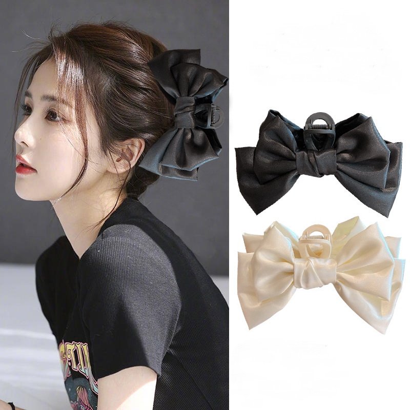 Black Rose Large Intestine Hair Ring 3D Flower Tie Hair Rope New Chinese  Qipao Pan Hair Ornament Women's Advanced Style - AliExpress